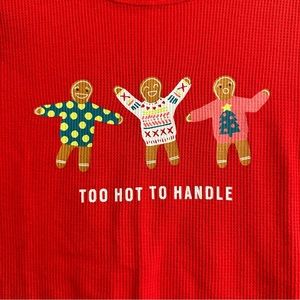Old Navy Too Hot To Handle Pajama Waffle Shirt - Size Small